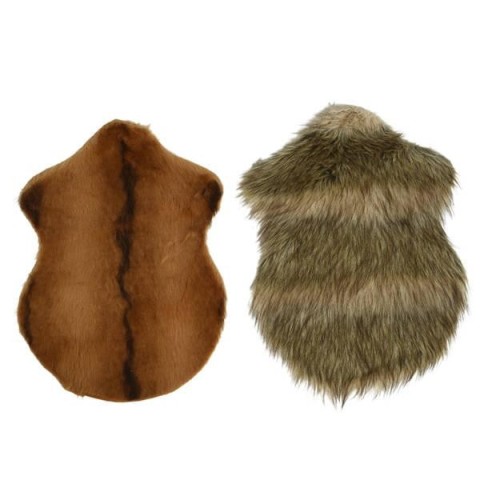 TAPPETO ECOPELLICCIA 2COL ASS